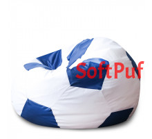 Кресло Мяч Бело-Синий Оксфорд